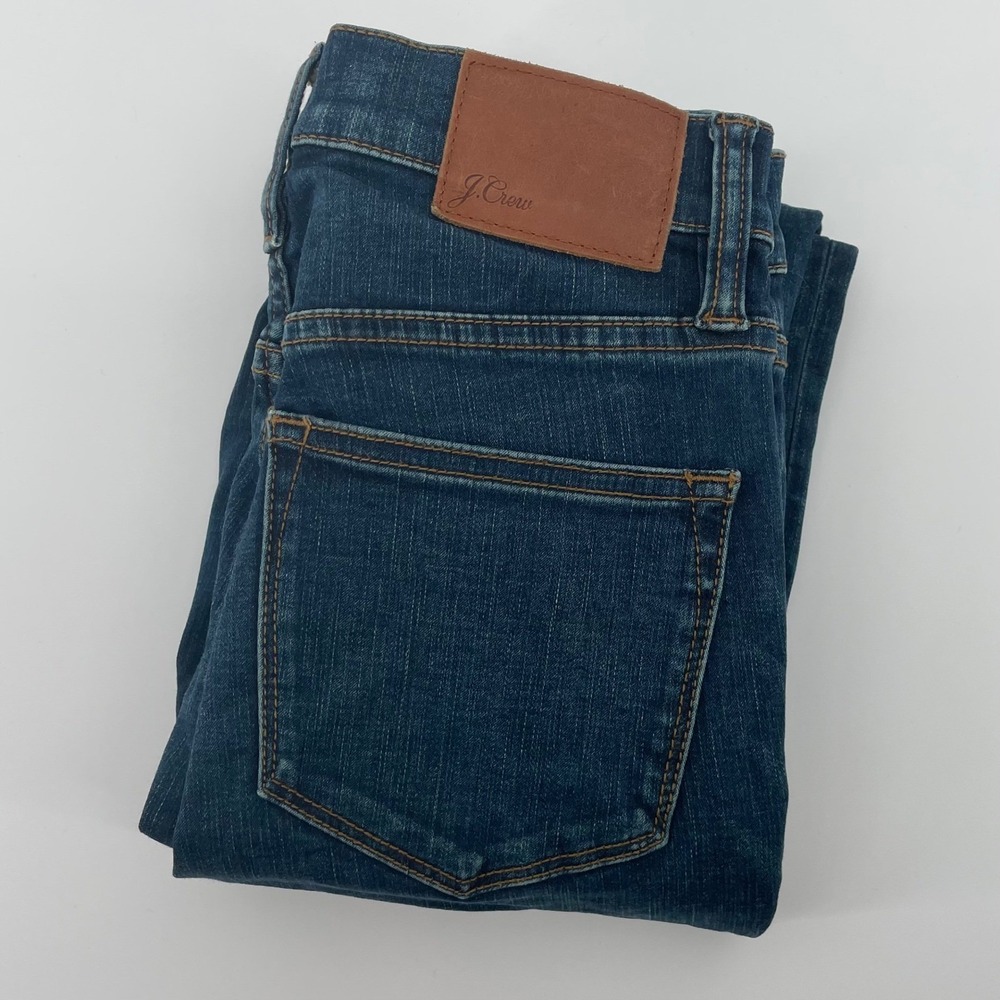 J.Crew Lookout High Rise Skinny Jeans Women's 27 Dark Wash Denim Pants Stretch